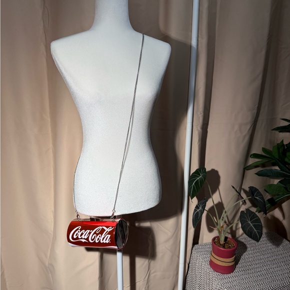 Coca-Cola Soda Can Crossbody Bag - Metallic Red Novelty Clutch - NWOT - Picture 12 of 14